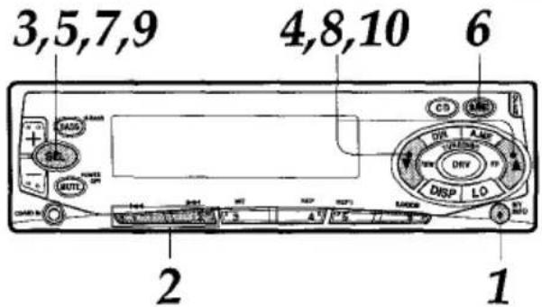 AIWA CTFX719 - INTERRUPTOR DE INFORMACION PROPIA - 1