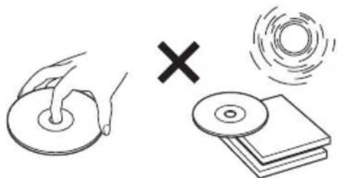 AIWA CDCX504MP - Remarques sur les disques - 1