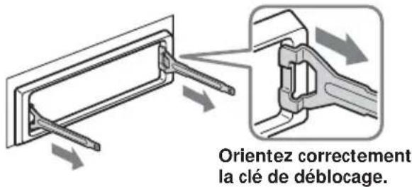 AIWA CDCX504MP - Retirez le cadre de protection. - 1