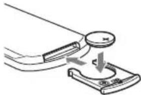 AIWA CDCX504MP - Cambio de la pila - 2