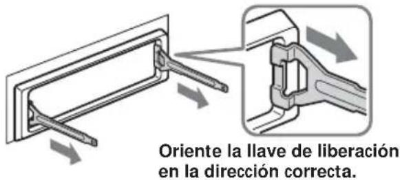 AIWA CDCX504MP - Extraiga el marco de protección. - 1