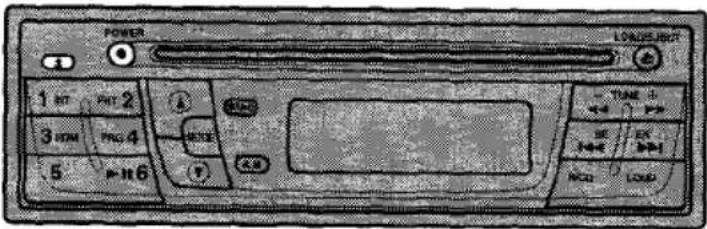 AIWA CDCX10 - DETACHING THE CONTROL PANEL - 1