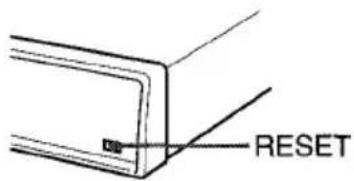 AIWA CDCX10 - Bouton de remise à zéro - 1