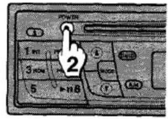 AIWA CDCX10 - DETACHING THE CONTROL PANEL - 2