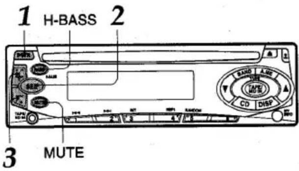 AIWA CDCX116 - AJUSTES DEL SONIDO - 1