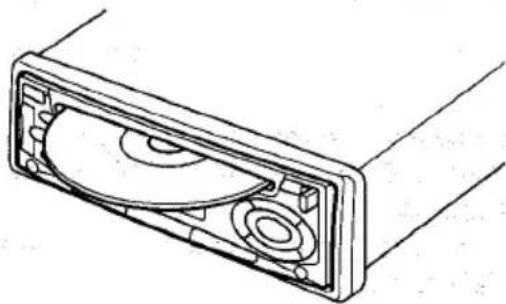 AIWA CDCX116 - Insérer un disque, le côte portant l'étiquette dirigé vers le haut, pour démarrer la lecture de CD. - 1