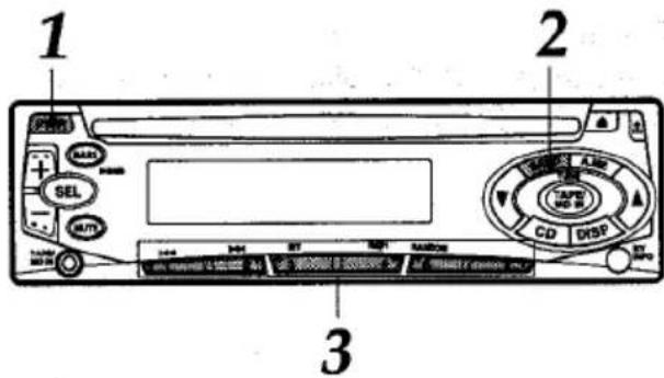 AIWA CDCX116 - Accord des stations prerégliées - 1