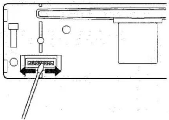 AIWA CDCX116 - Limpieza del conector - 1