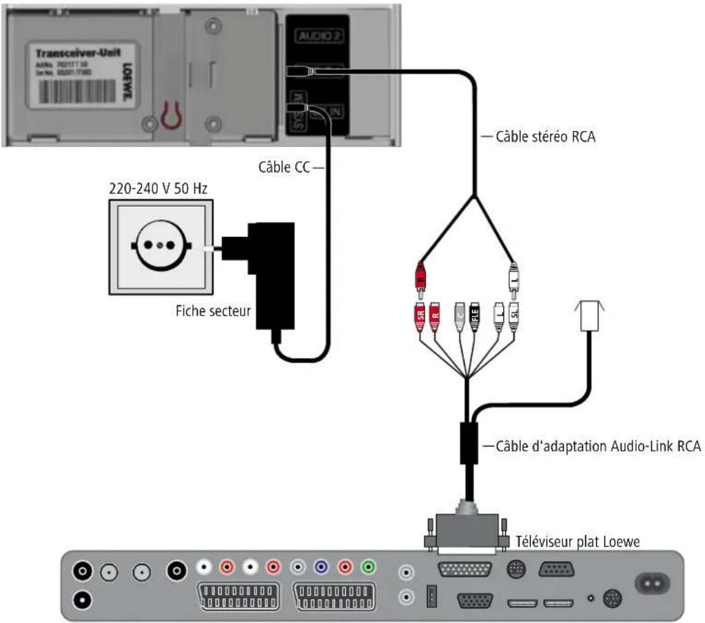 LOEWE Wireless Rear Sound - Câblage téléviseurs (autres) – module d'émetteur - 1