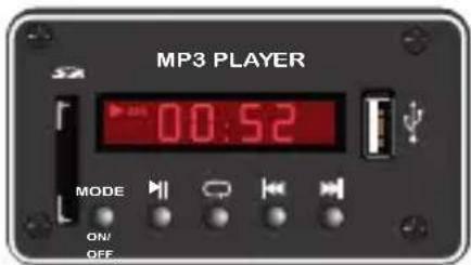 ALECTO PAS210mix - Fonctionnement lecteur MP3 - 1