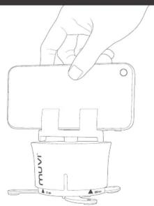 Veho Muvi XLapse - What's in the box 2. Mounting your camera 3. Mounting your iPhone/Smartphone 4. Setting and using the Muvi X-Lapse - 3