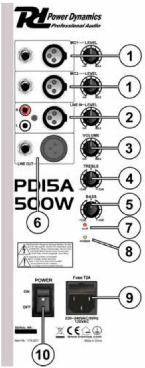 Skytec Active Speaker 178.821 - PD-15A - 1