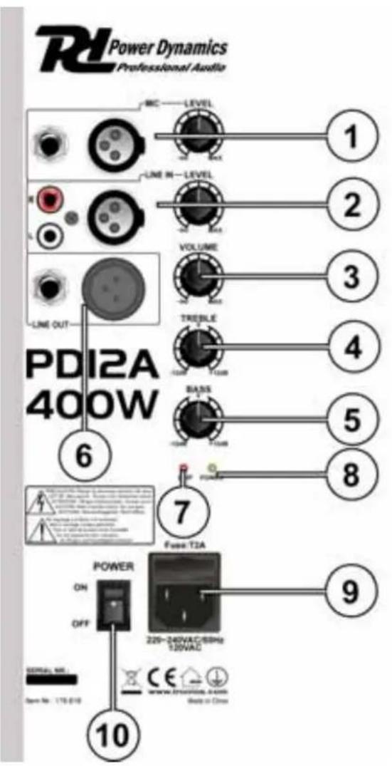 Skytec Active Speaker 178.821 - PD-12A - 1