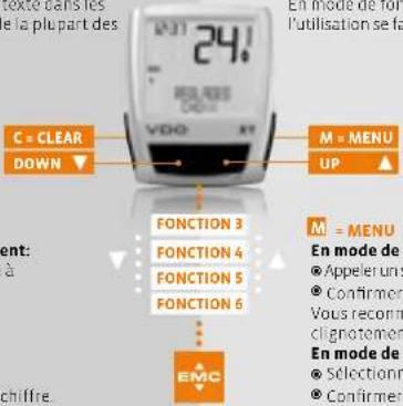 VDO X10W - Utilisation - 1