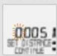 VDO X10W - Setting the total kilometres - 3
