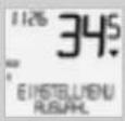 VDO X10W - So stellen Sie die Uhr ein: - 1