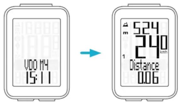 VDO M4 WR - Mode de veille - 1