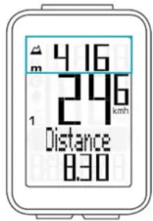 VDO M4 WR - Altitude actuelle - 1