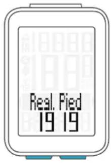 VDO M4 WR - Réglages - altitude actuelle - 6