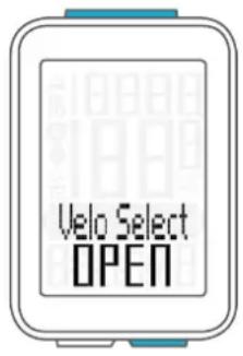 VDO M4 WR - Choix du vélo - vélo 1 ou vélo 2 - 1