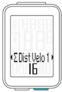 VDO M4 WR - La touche bike permet alors d'accéder au temps total. - 1