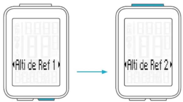VDO M4 WR - Comment régler les altitudes de départ ? - 2