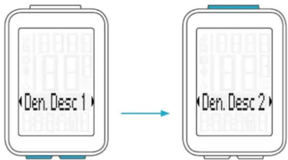 VDO M4 WR - Réglages - valeurs totales / dénivelé en descente - 3