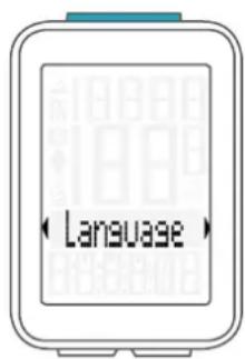 VDO M4 WR - Réglages - langue - 4