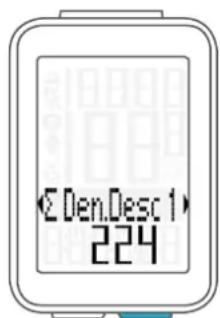 VDO M4 WR - La touche bike permet alors d'accéder au temps total. - 4