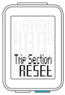 VDO M4 WR - Mise à zéro du compteur partial - 1