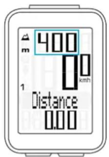 VDO M4 WR - Altitude SELECT clignote à l'écran. - 2