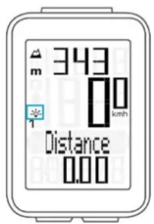 VDO M4 WR - Activation / désactivation du mode d'éclairage - 2