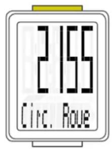 VDO M2 WR - Réglages - Taille des roues - 3