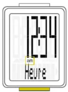 VDO M2 WR - Réglage pour le format "12 heures AM/PM" - 2