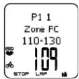 POLAR CS 600X - Données disponibles pendant l'exercice - 1