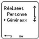 POLAR CS 600X - Réglages généraux - 1