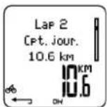 POLAR CS 600X - Vitesse en km/h - 1