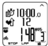 POLAR CS 600X - Données disponibles pendant l'exercice - 3