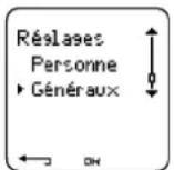 POLAR CS 400 - Réglages généraux - 1