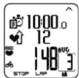 POLAR CS 400 - Données disponibles pendant l'exercice - 3