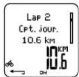 POLAR CS 400 - Nombre de temps intermédiaires enregistrés - 4
