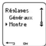 POLAR CS 400 - Réglages de la montre - 1