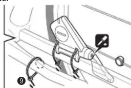 CAT EYE Strada CCRD400DW - Régler et fixer l'intervalle entre l'aimant et le capteur - 3