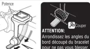 CAT EYE Strada CCRD400DW - Fixer le support à la potentie ou au guidon Fixation à la potentie - 2