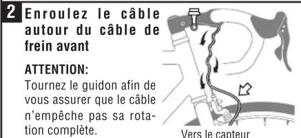 CAT EYE Strada CCRD100N - Fixer le support à la potentie ou au guidon - 7