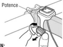 CAT EYE Strada CCRD100N - Fixer le support à la potentie ou au guidon - 3
