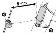 CAT EYE Strada CCRD100N - Metre en place le capteur et l'aimant : - 2