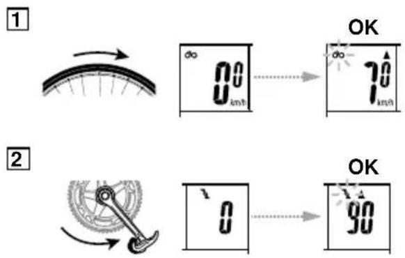 CAT EYE Double Wireless CCHR200DW - Exécution d'un test - 1