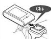 CAT EYE Adventure CCAT200W - Oter/metre en Lorsqu'il est maintainu place Iordinateur par une main. - 1