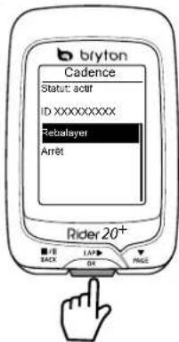 Bryton Rider 20 plus - Installer le Capteur de vitesse/cadence/ double (optionnel) - 12